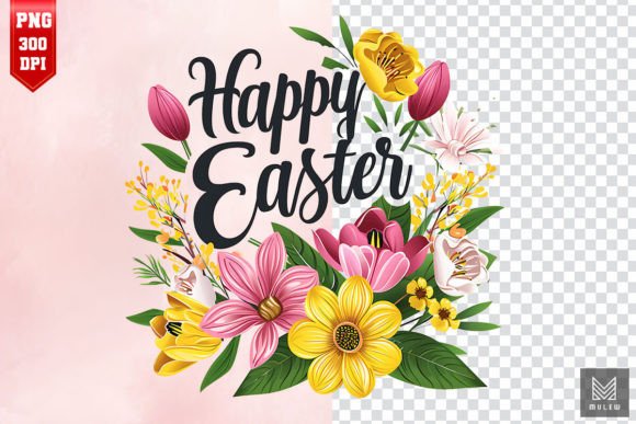 Download Happy Easter Sublimation Clipart Design - Easter sublimation Collection