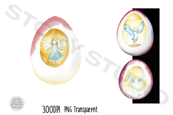 Download Panoramic Angel &amp; Fairy Easter Egg - Fairy easter Collection