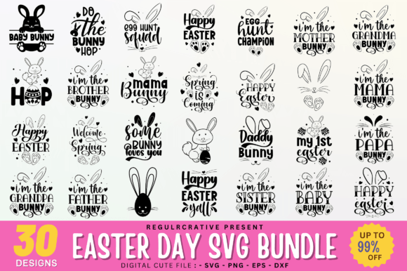 Download Easter SVG Bundle - Easter svg bundle Collection