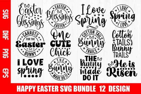 Download Happy Easter SVG Bundle - Easter svg bundle Collection