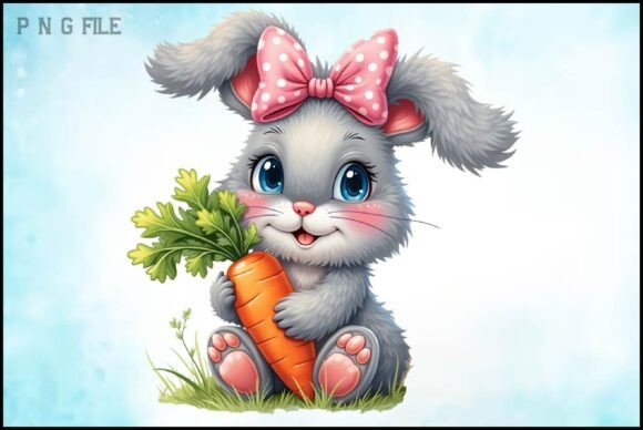 Download Watercolor Bunny Clipart PNG - Watercolor bunny clipart Collection