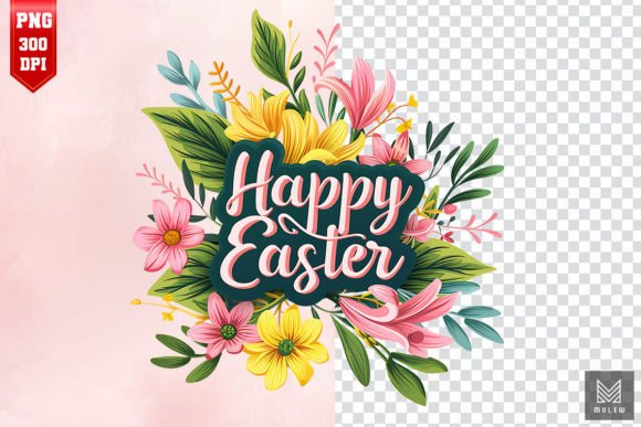 Download Happy Easter Sublimation Clipart Design - Easter sublimation Collection