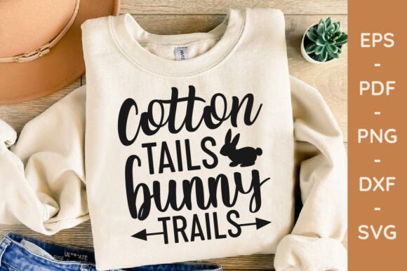 Download Cotton Tails Bunny Trails, Easter SVG - Premium Resources