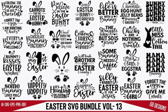 Download Easter SVG Bundle Vol-13 - Easter svg bundle Collection