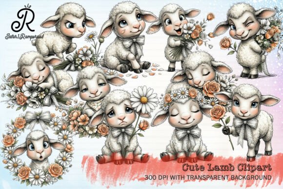 Download Cute Lamb Clipart - Premium Resources