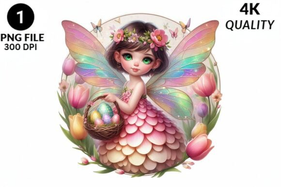 Download Fairy Easter Eggs PNG Clipart Cute - Fairy easter Collection