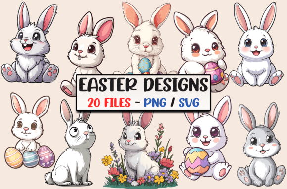 Download Cute Easter Sublimation Bundle SVG PNG - Easter sublimation Collection