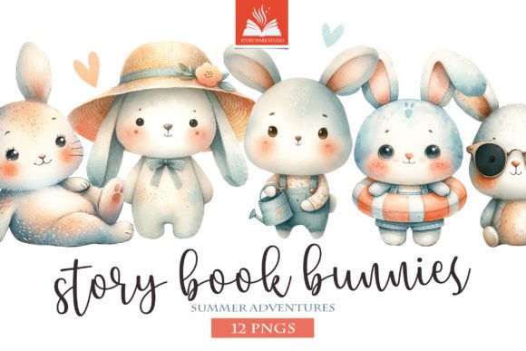 Download Watercolor Bunny Clipart. Summer PNG - Watercolor bunny clipart Collection