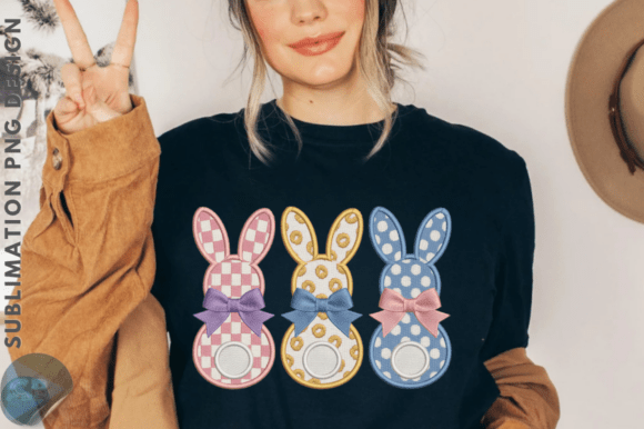 Download Patchwork Easter PNG Yarn Easter Bunny - Premium Bundle